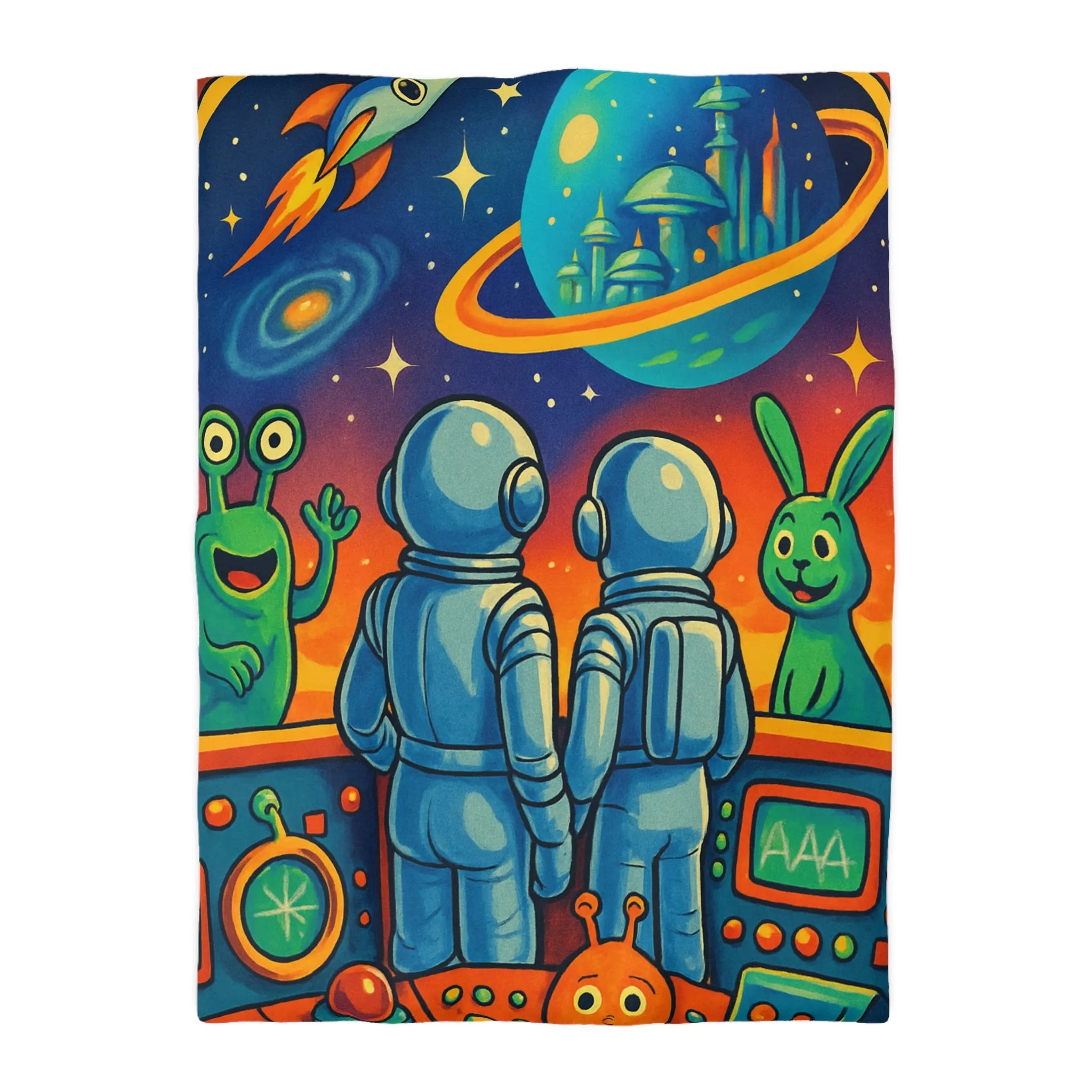 Housse de Couette Microfibre Création Artistique Moderne Design Exclusif Décoration Chambre