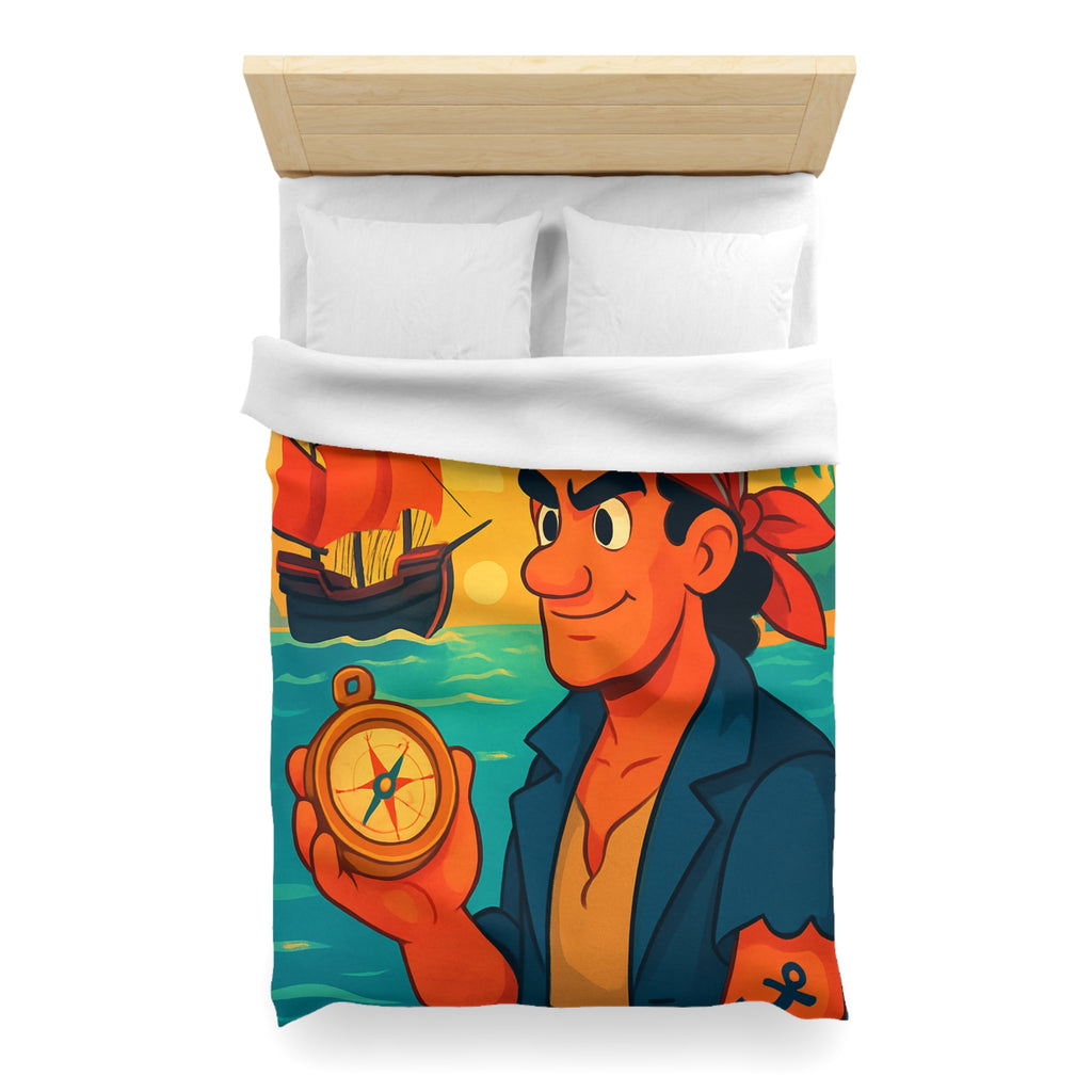 Housse de Couette Microfibre Illustration Unique Design Moderne Décoration Intérieure Raffinée