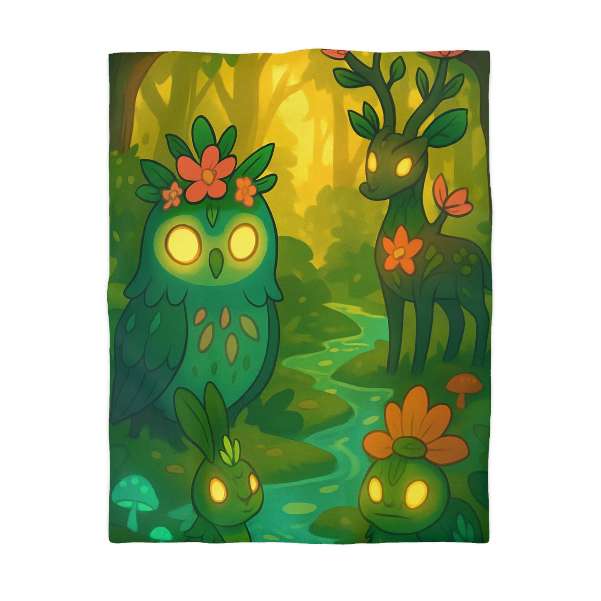 Housse de Couette Microfibre Illustration Unique Design Moderne Décoration Intérieure Raffinée