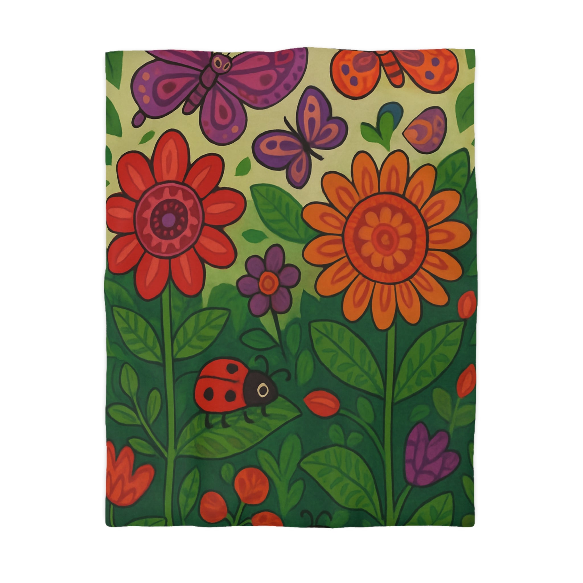 Housse de Couette Microfibre Design Artistique Moderne Décoration Chambre Confort Premium