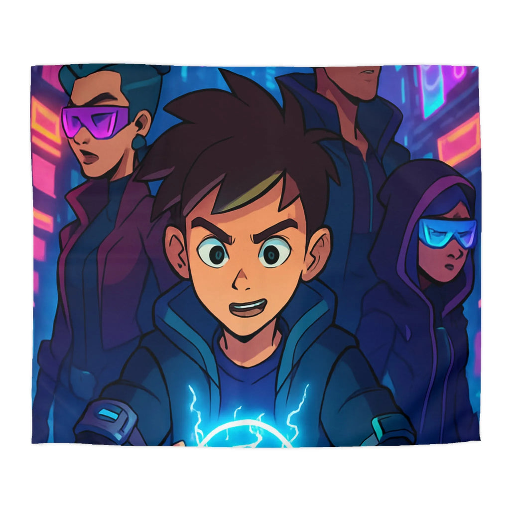 Housse de Couette Microfibre Art Graphique Contemporain Style Décoratif Chambre Tendance