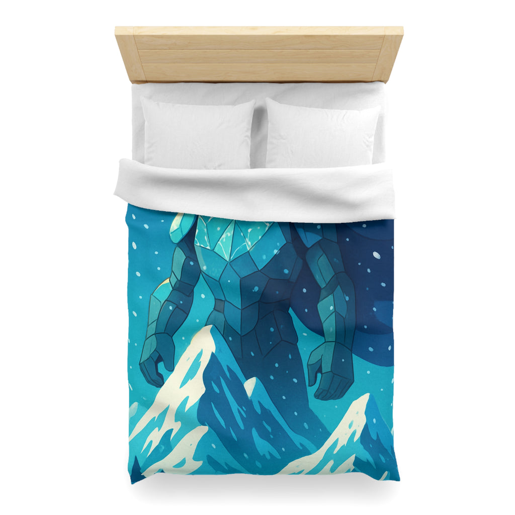 Housse de Couette Microfibre Illustration Unique Design Moderne Décoration Intérieure Raffinée