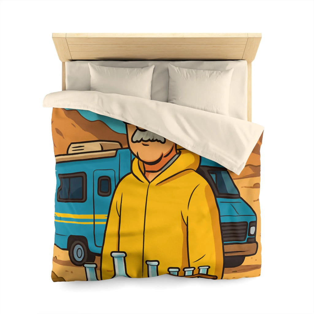 Housse de Couette Microfibre Art Graphique Contemporain Style Décoratif Chambre Tendance