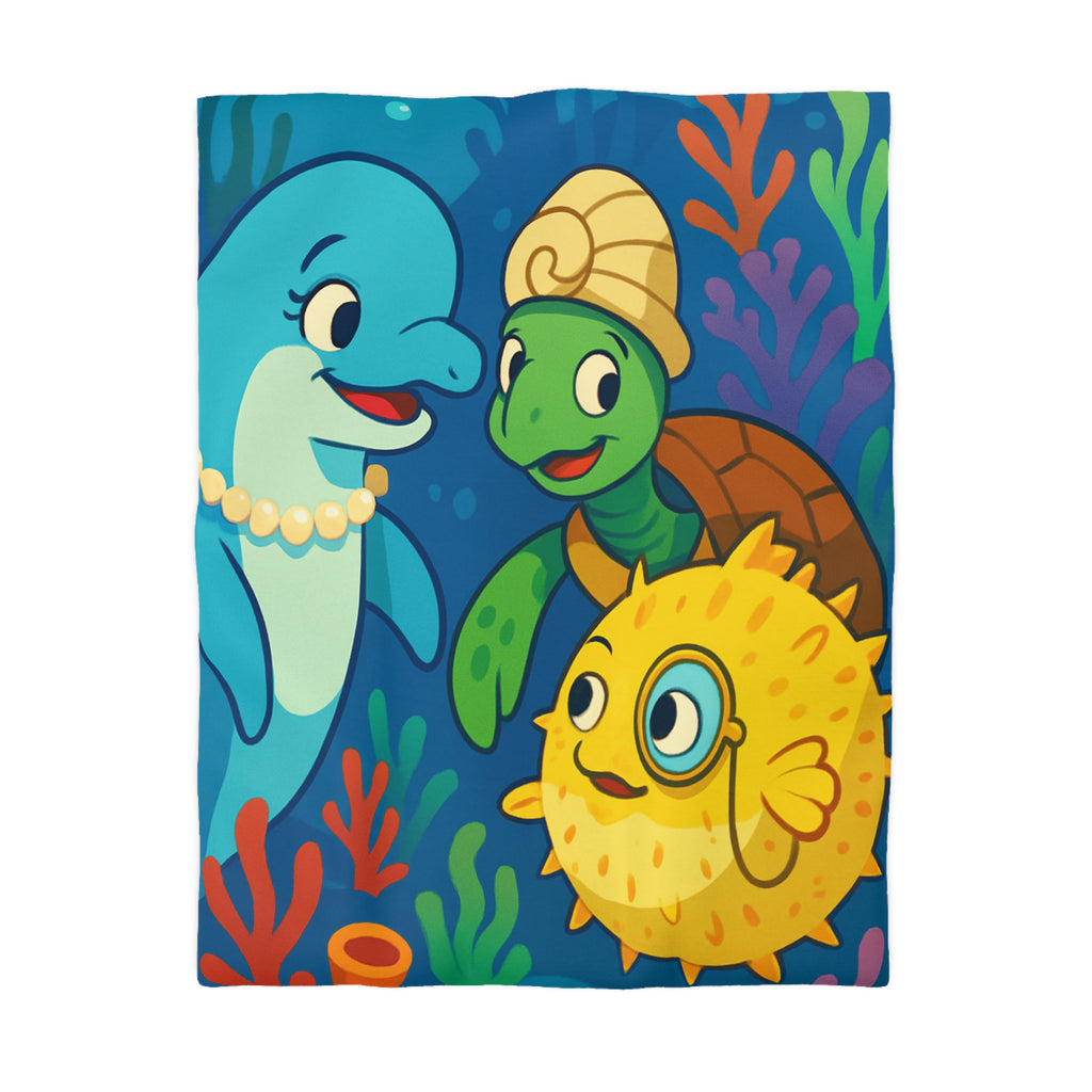 Housse de Couette Microfibre Design Artistique Moderne Décoration Chambre Confort Premium