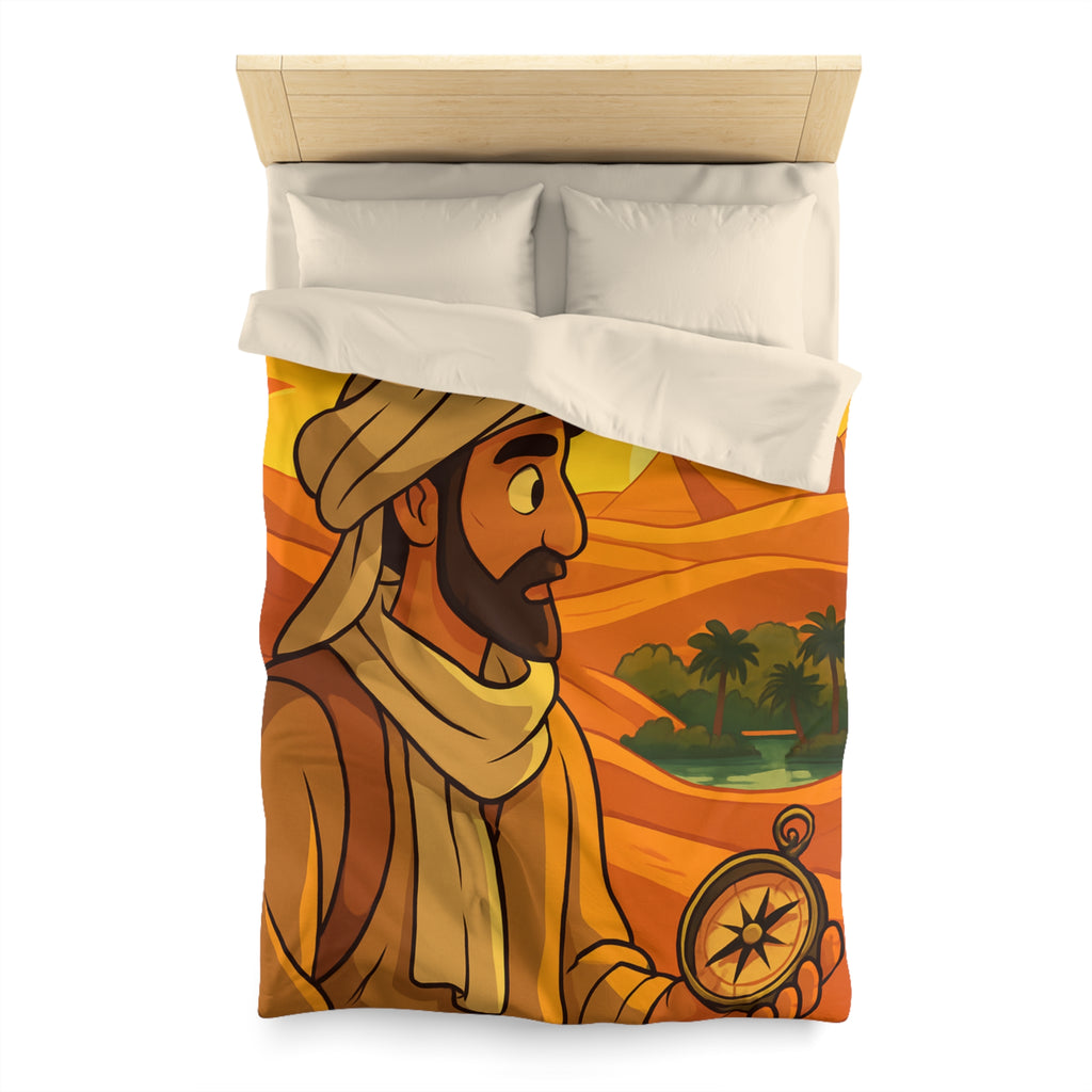 Housse de Couette Microfibre Illustration Unique Design Moderne Décoration Intérieure Raffinée