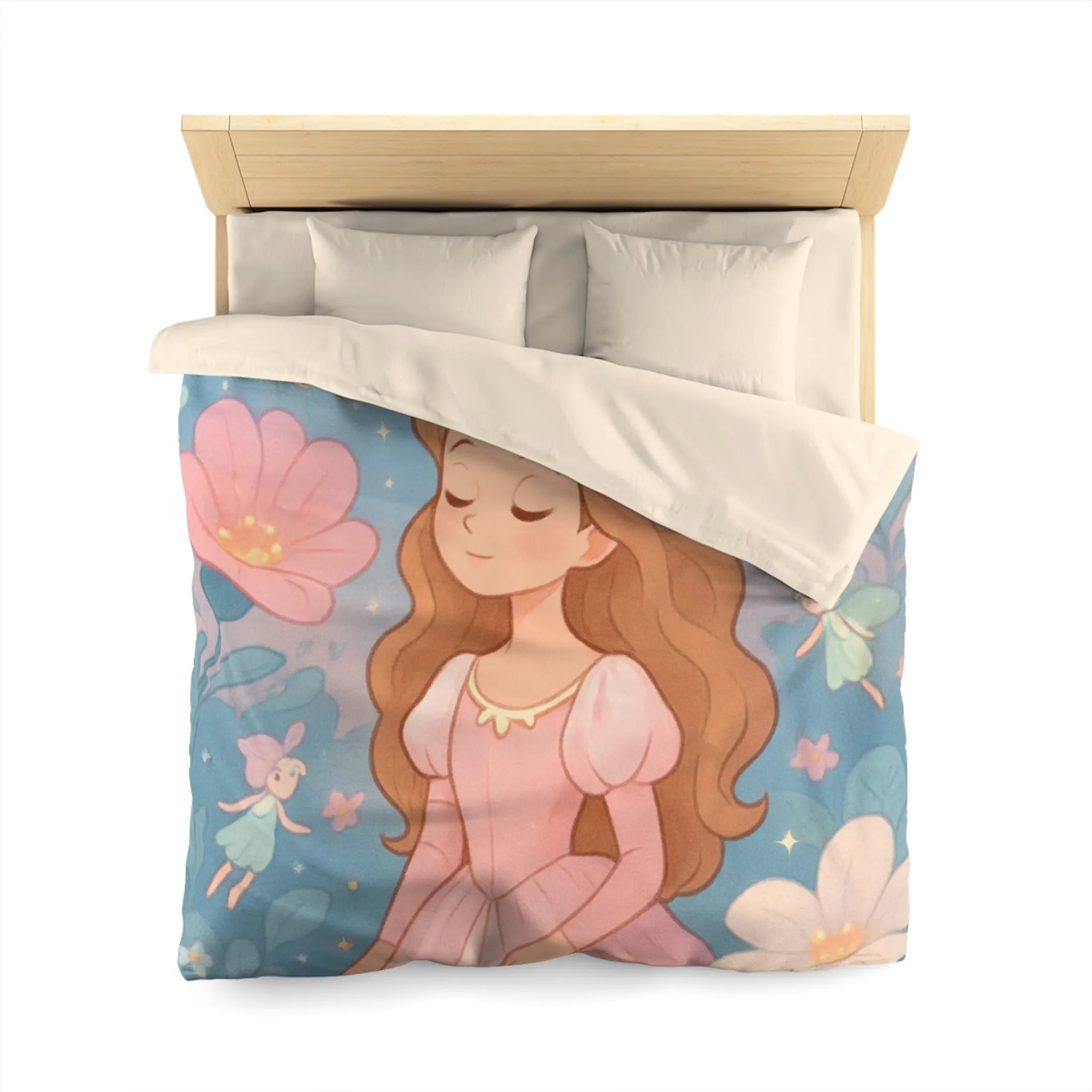 Housse de Couette Microfibre Art Graphique Contemporain Style Décoratif Chambre Tendance