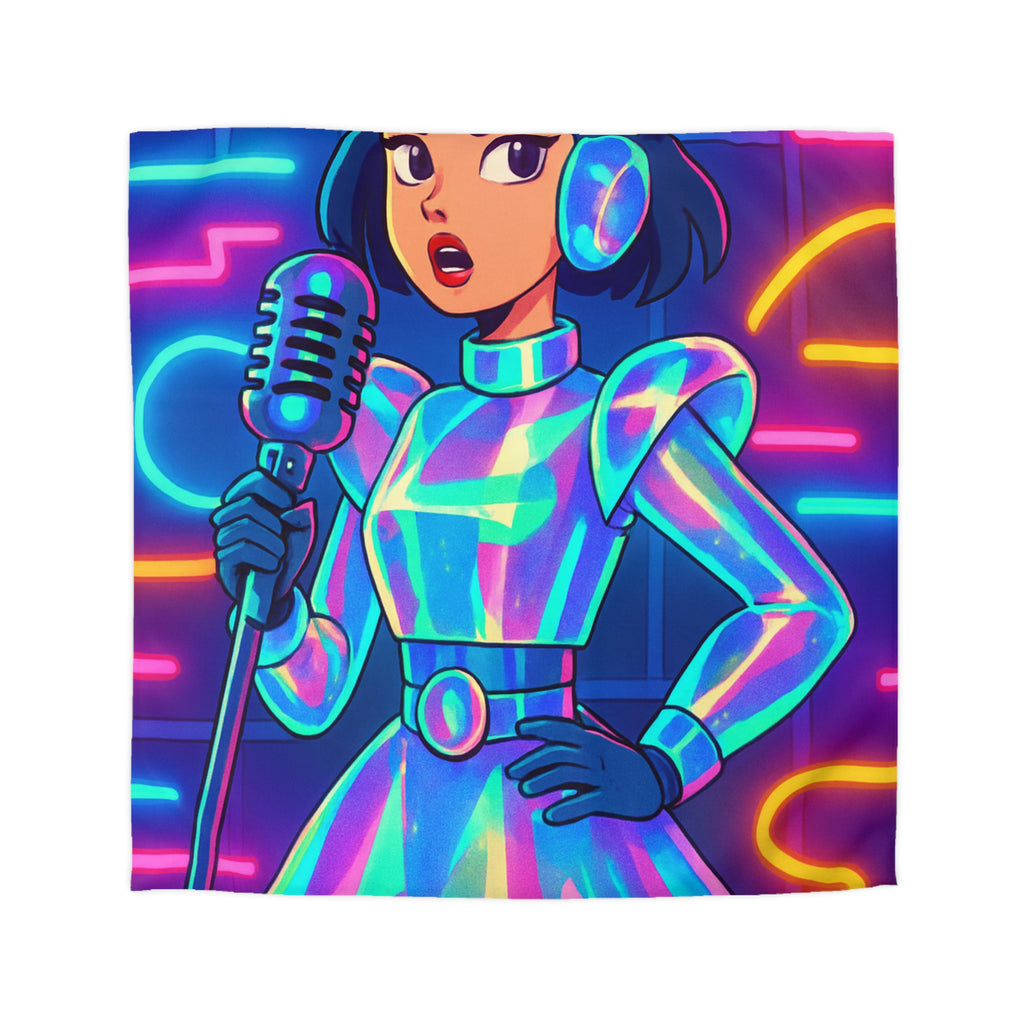 Housse de Couette Microfibre Design Artistique Moderne Décoration Chambre Confort Premium