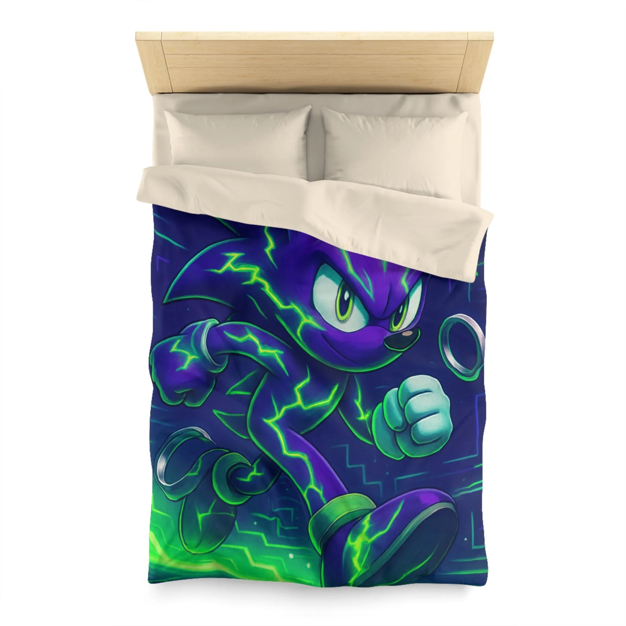 Housse de Couette Microfibre Art Graphique Contemporain Style Décoratif Chambre Tendance