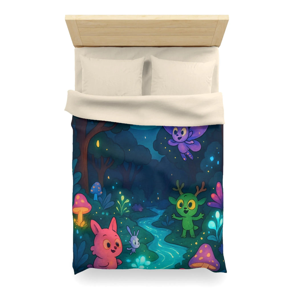 Housse de Couette Microfibre Art Graphique Contemporain Style Décoratif Chambre Tendance