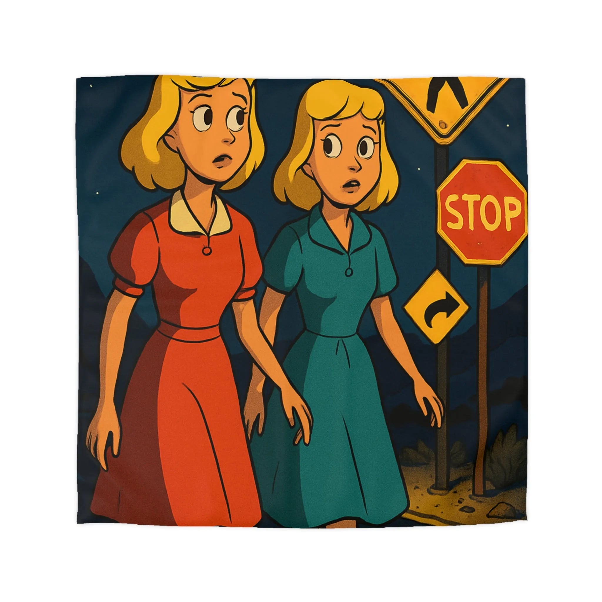 Housse de Couette Microfibre Création Artistique Moderne Design Exclusif Décoration Chambre