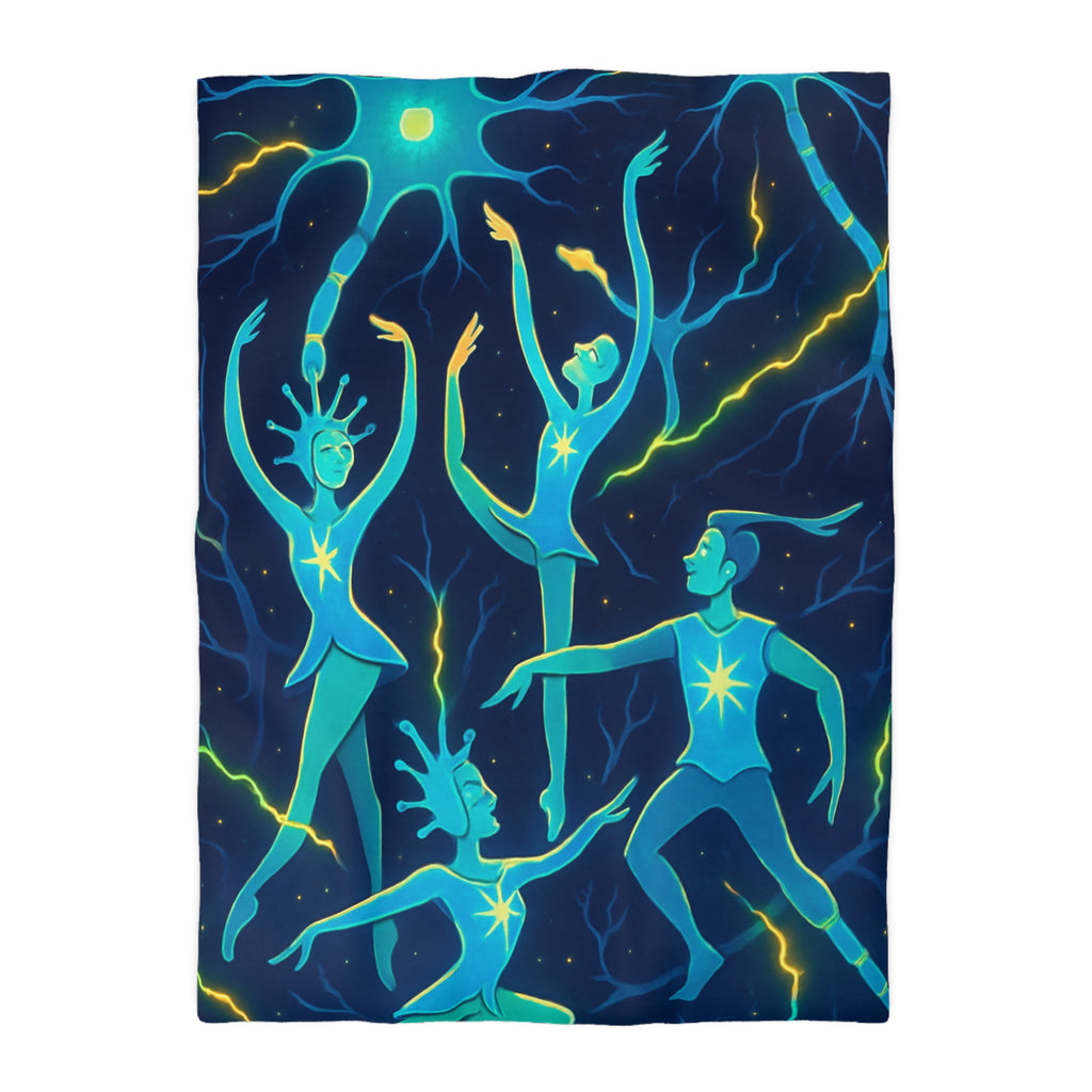 Housse de Couette Microfibre Illustration Unique Design Moderne Décoration Intérieure Raffinée