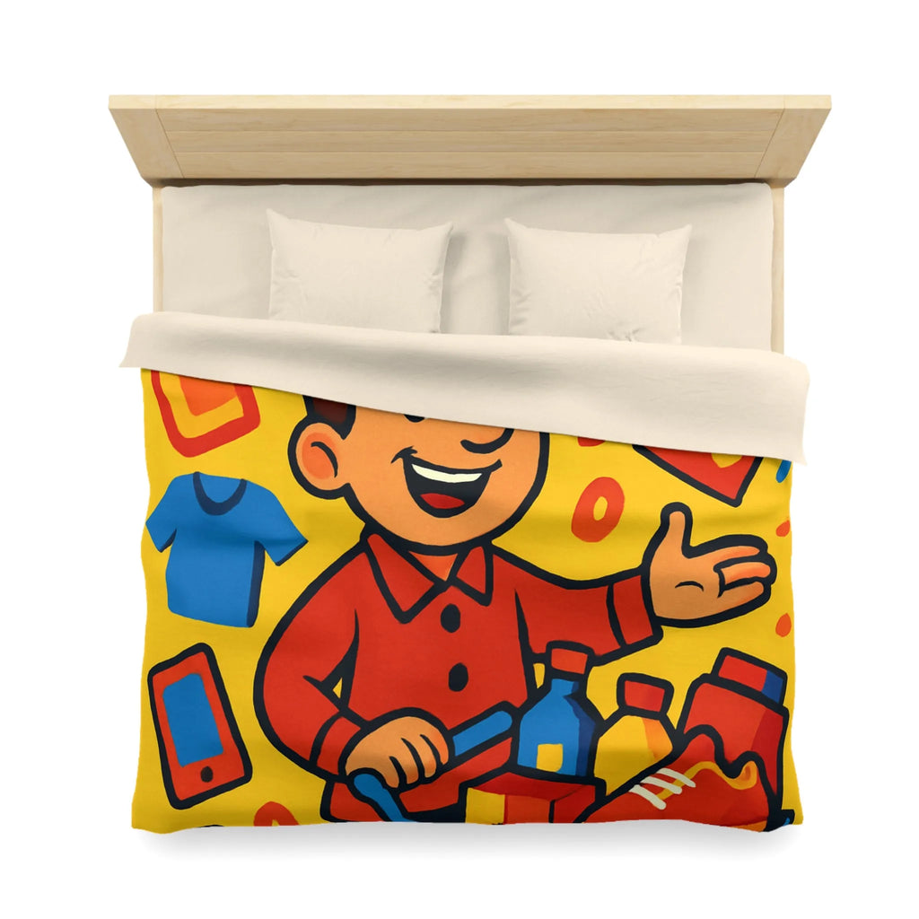 Housse de Couette Microfibre Création Artistique Moderne Design Exclusif Décoration Chambre