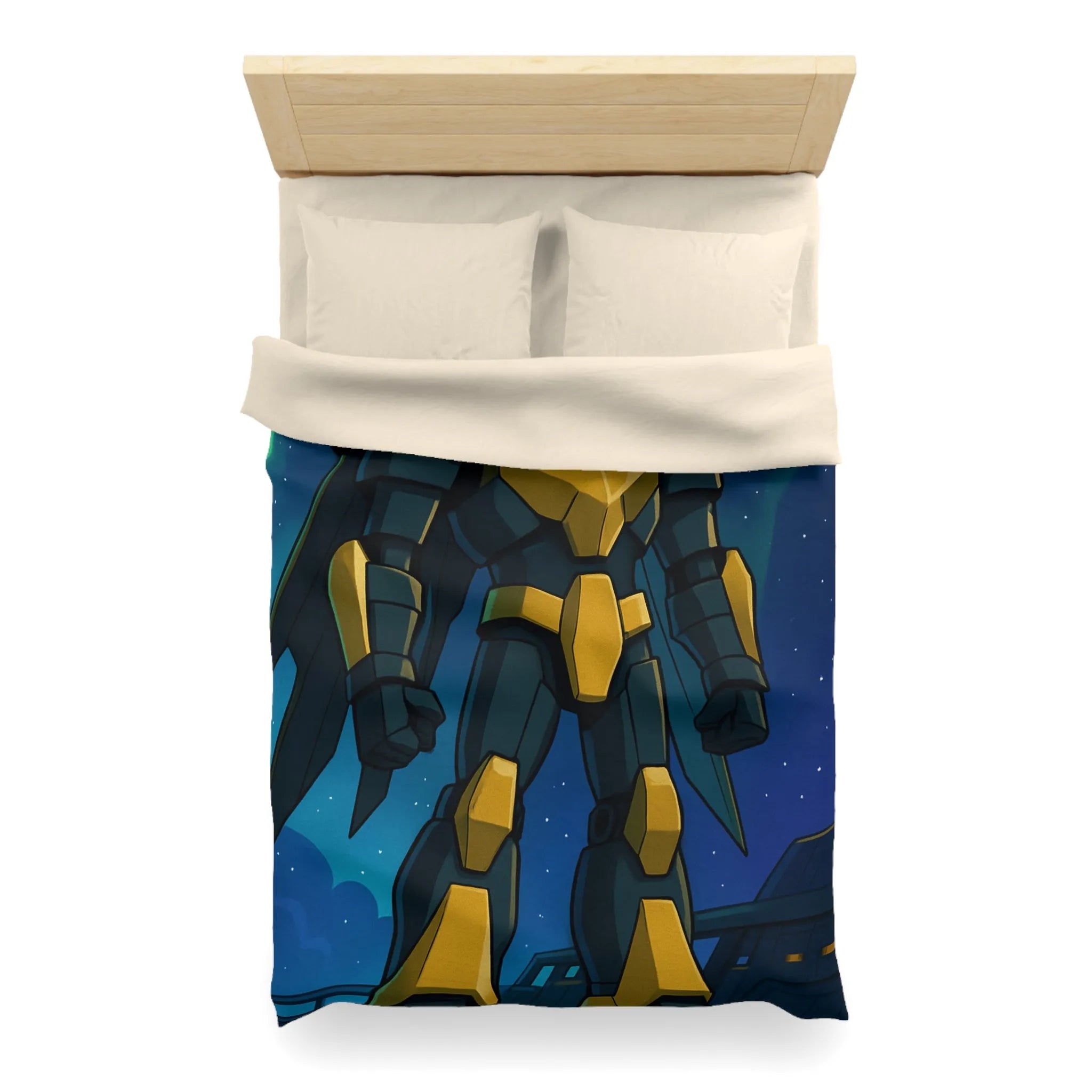 Housse de Couette Microfibre Art Graphique Contemporain Style Décoratif Chambre Tendance