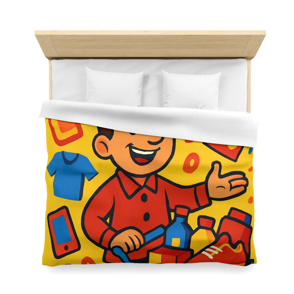 Housse de Couette Microfibre Création Artistique Moderne Design Exclusif Décoration Chambre