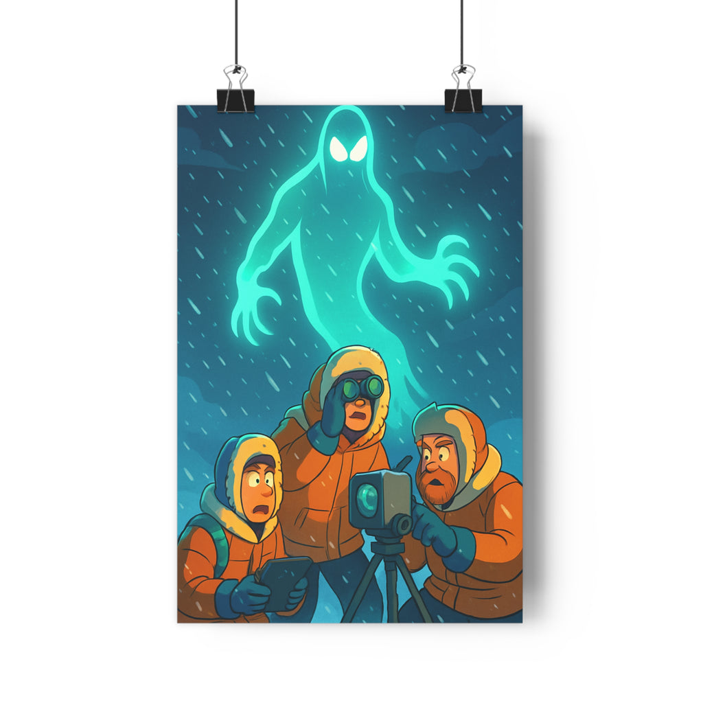 Poster décoratif cartoon orange glacé mystique aventure salon chambre bureau art mural captivant qualité