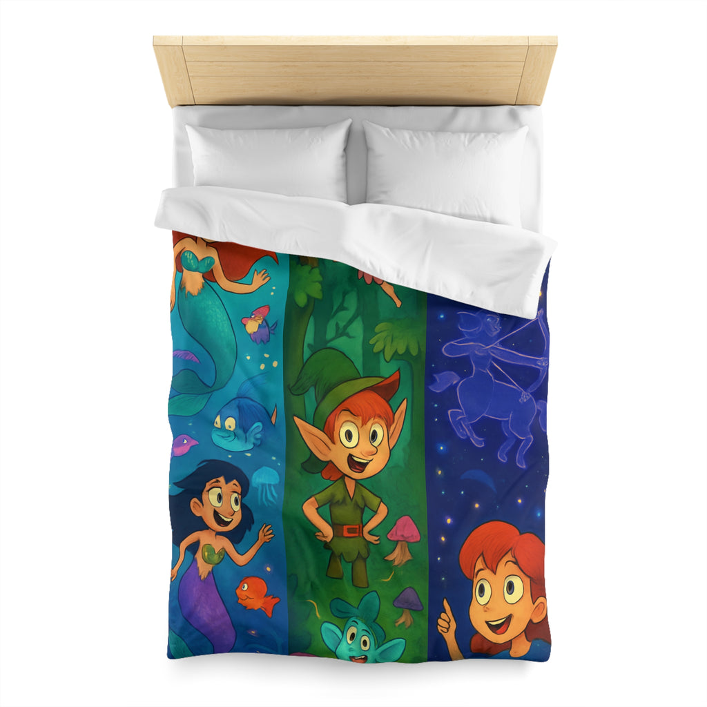 Housse de Couette Microfibre Création Artistique Moderne Design Exclusif Décoration Chambre