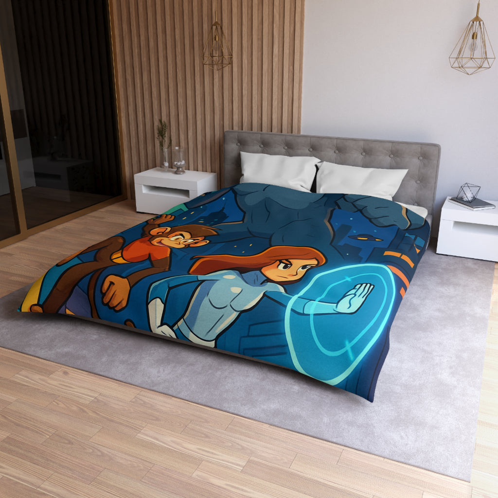 Housse de Couette Microfibre Création Artistique Moderne Design Exclusif Décoration Chambre