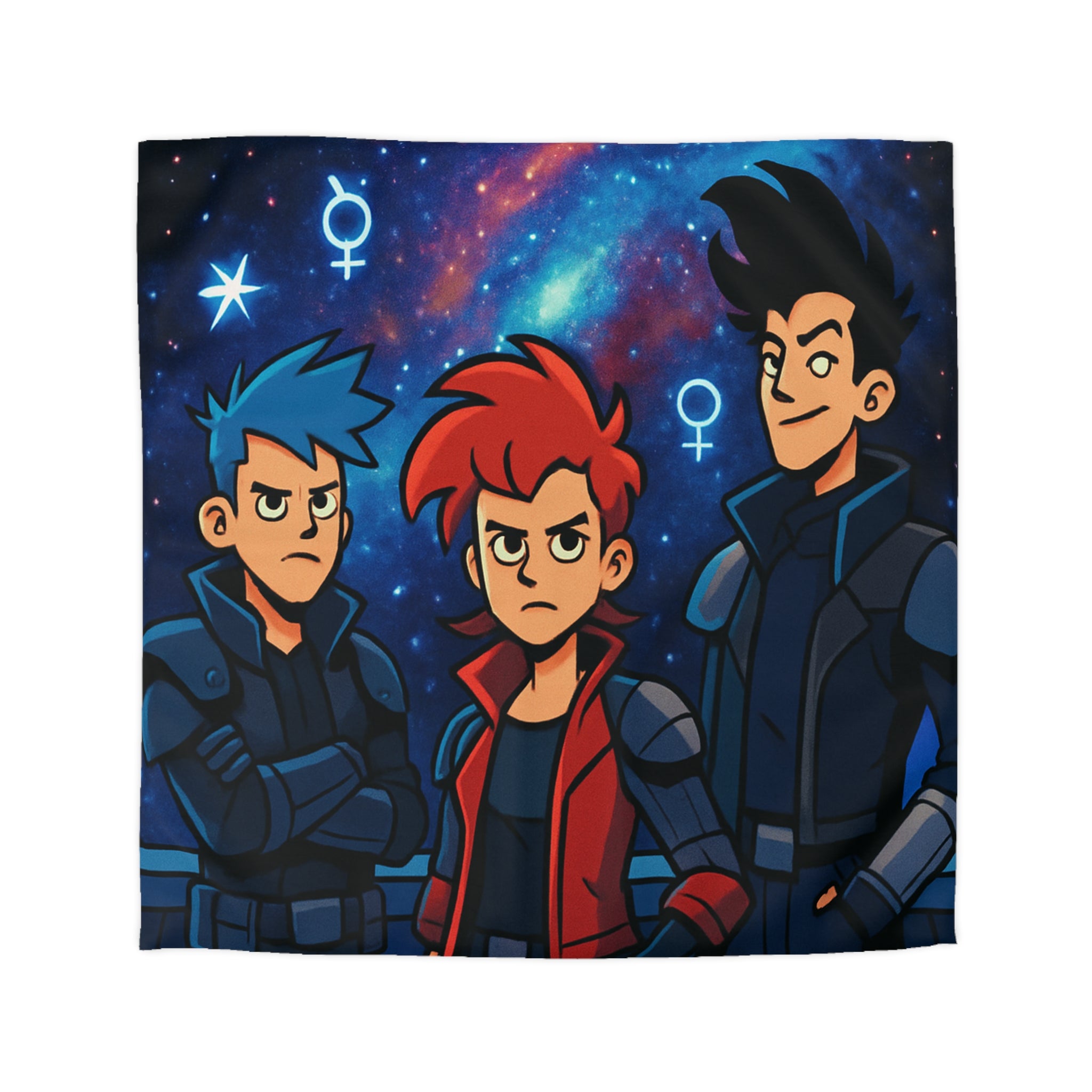 Housse de Couette Microfibre Illustration Unique Design Moderne Décoration Intérieure Raffinée