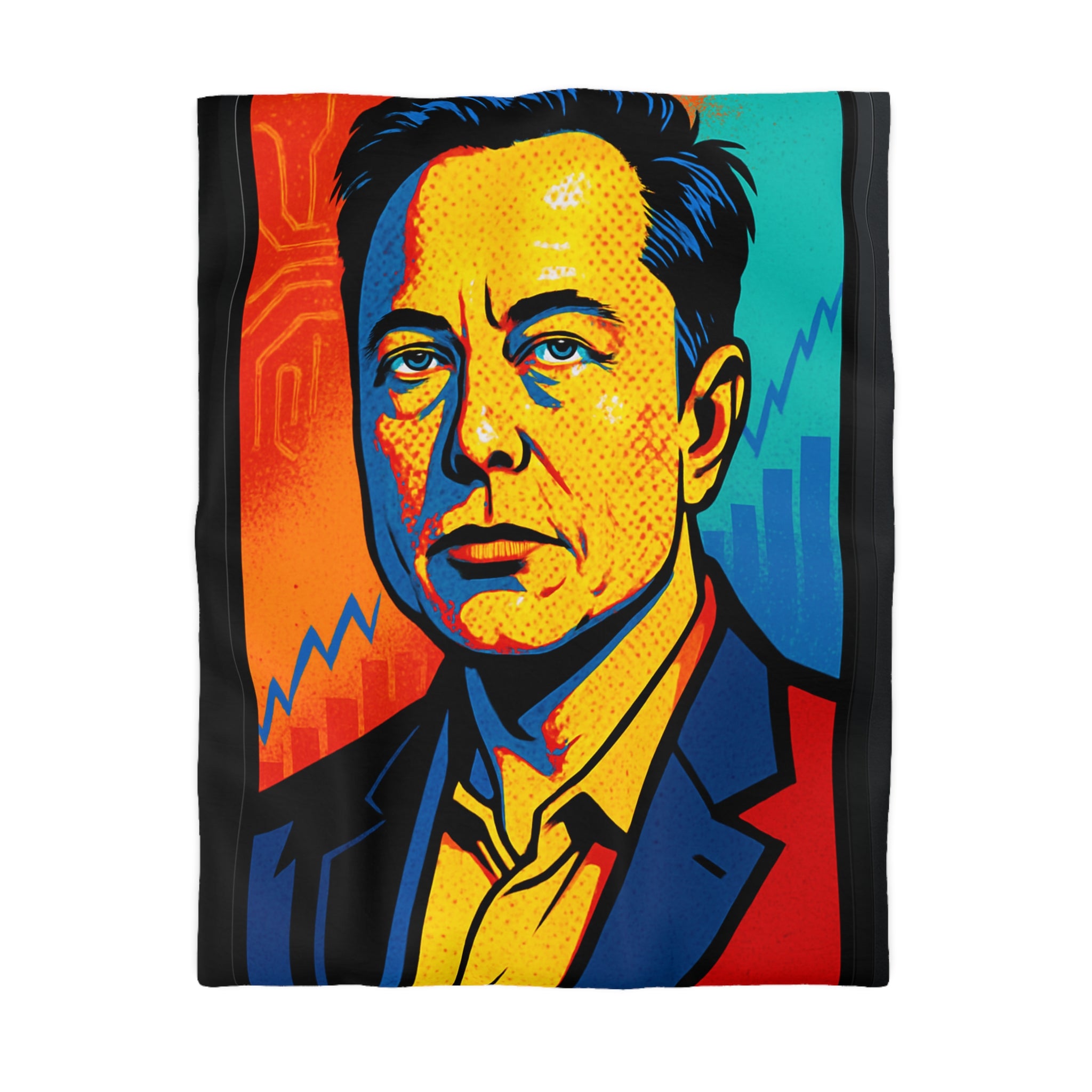 Housse de Couette Microfibre Design Artistique Moderne Décoration Chambre Confort Premium