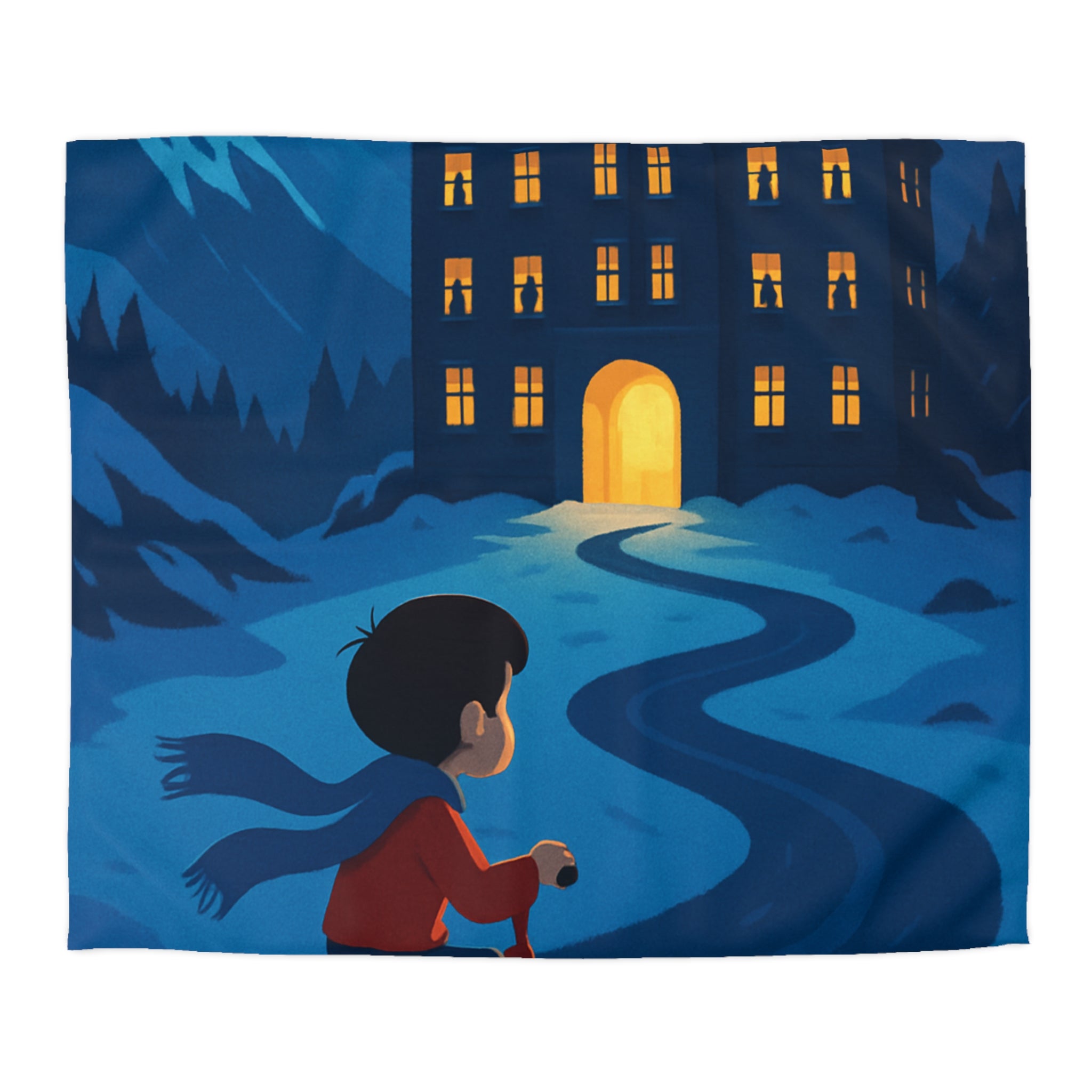 Housse de Couette Microfibre Motif Créatif Original Style Contemporain Chambre Élégante