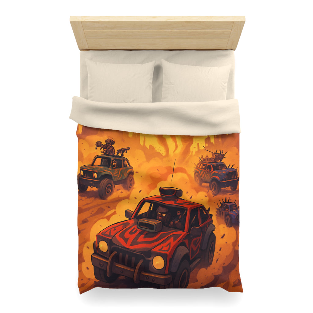 Housse de Couette Microfibre Design Artistique Moderne Décoration Chambre Confort Premium