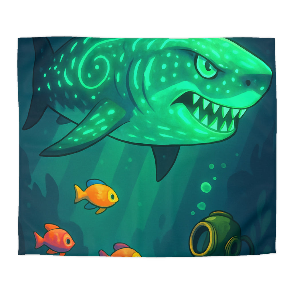 Housse de Couette Microfibre Illustration Unique Design Moderne Décoration Intérieure Raffinée