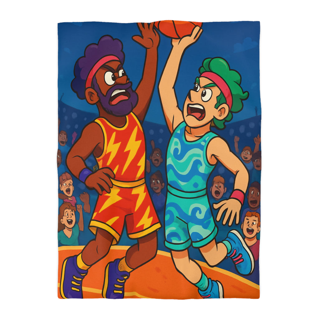 Housse de Couette Microfibre Illustration Unique Design Moderne Décoration Intérieure Raffinée