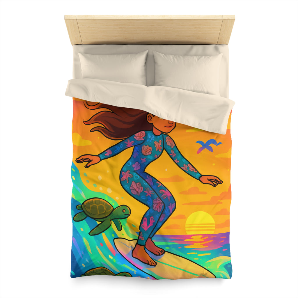 Housse de Couette Microfibre Création Artistique Moderne Design Exclusif Décoration Chambre