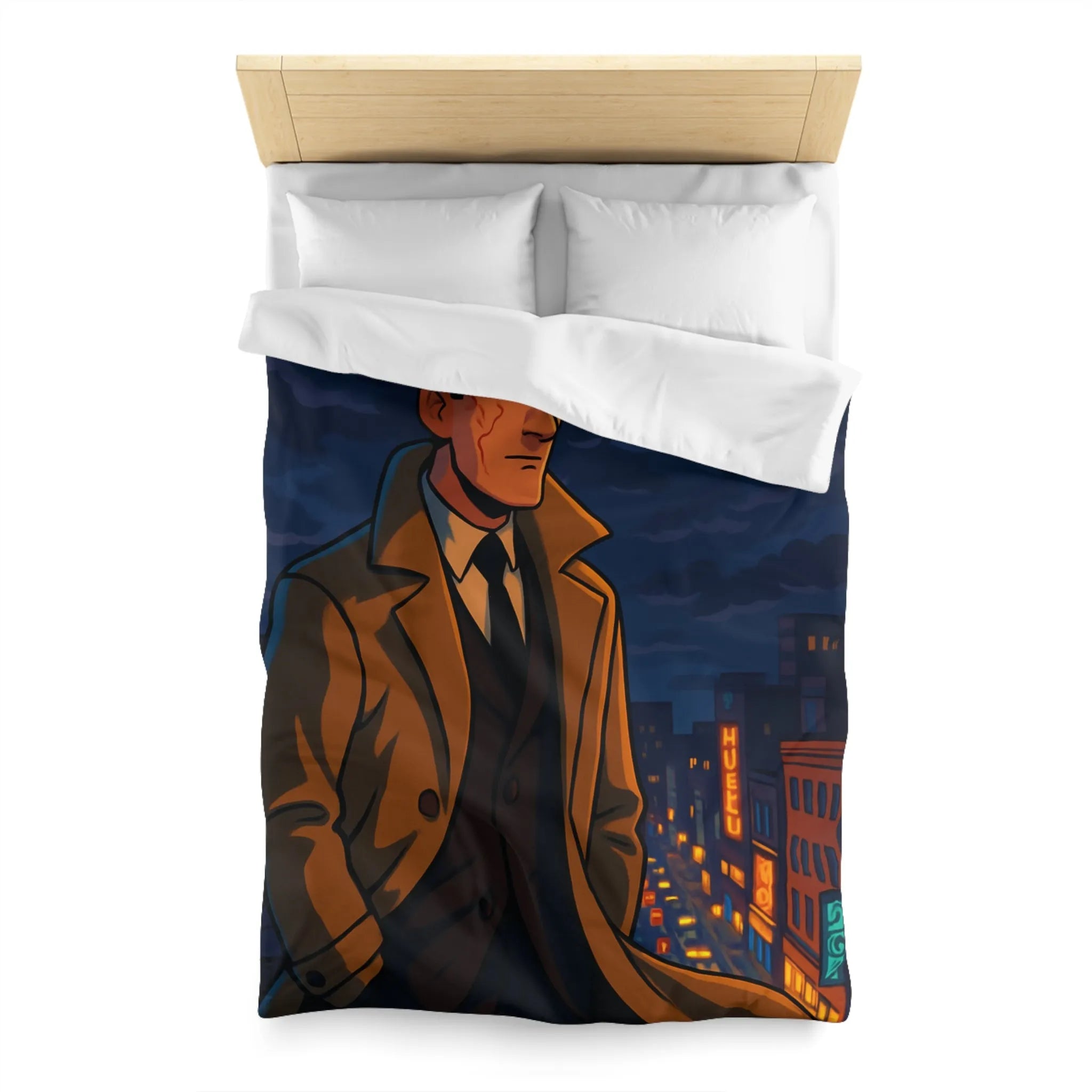 Housse de Couette Microfibre Création Artistique Moderne Design Exclusif Décoration Chambre