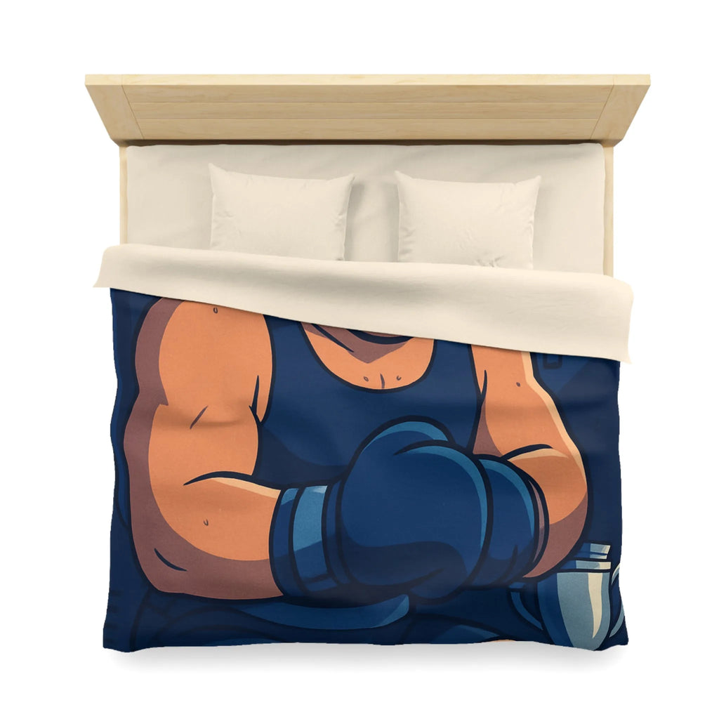 Housse de Couette Microfibre Art Graphique Contemporain Style Décoratif Chambre Tendance