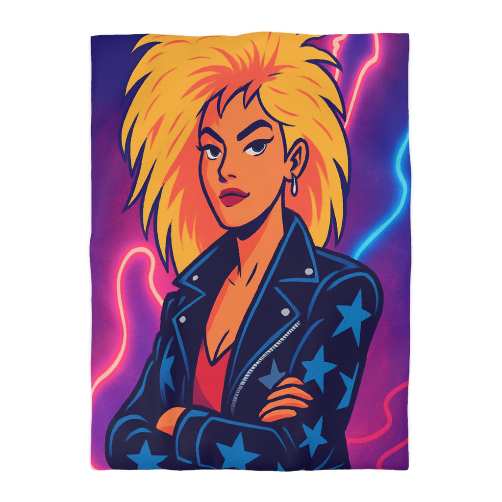 Housse de Couette Microfibre Design Artistique Moderne Décoration Chambre Confort Premium