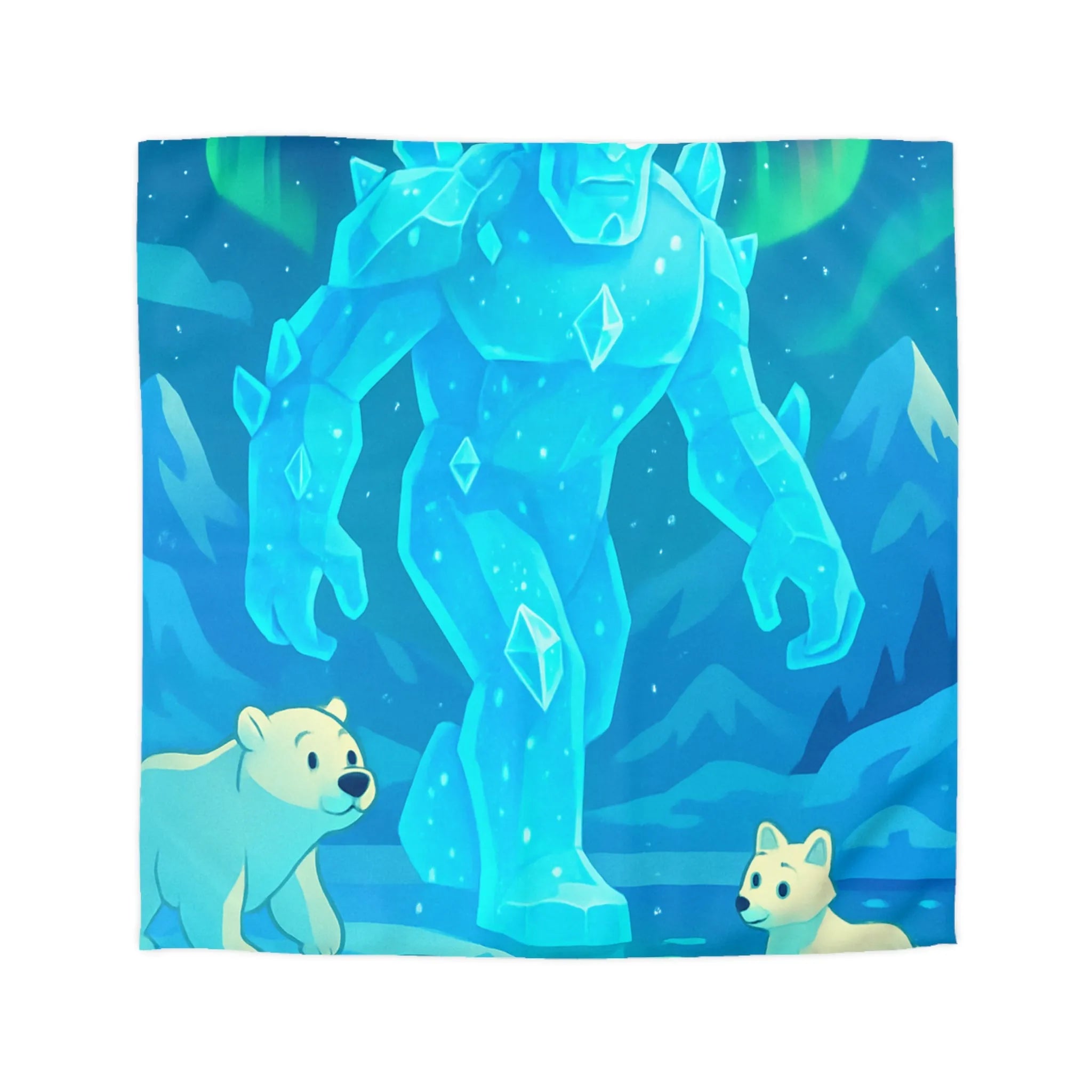 Housse de Couette Microfibre Art Graphique Contemporain Style Décoratif Chambre Tendance