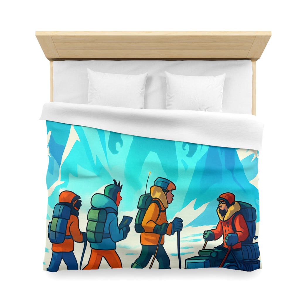 Housse de Couette Microfibre Illustration Unique Design Moderne Décoration Intérieure Raffinée