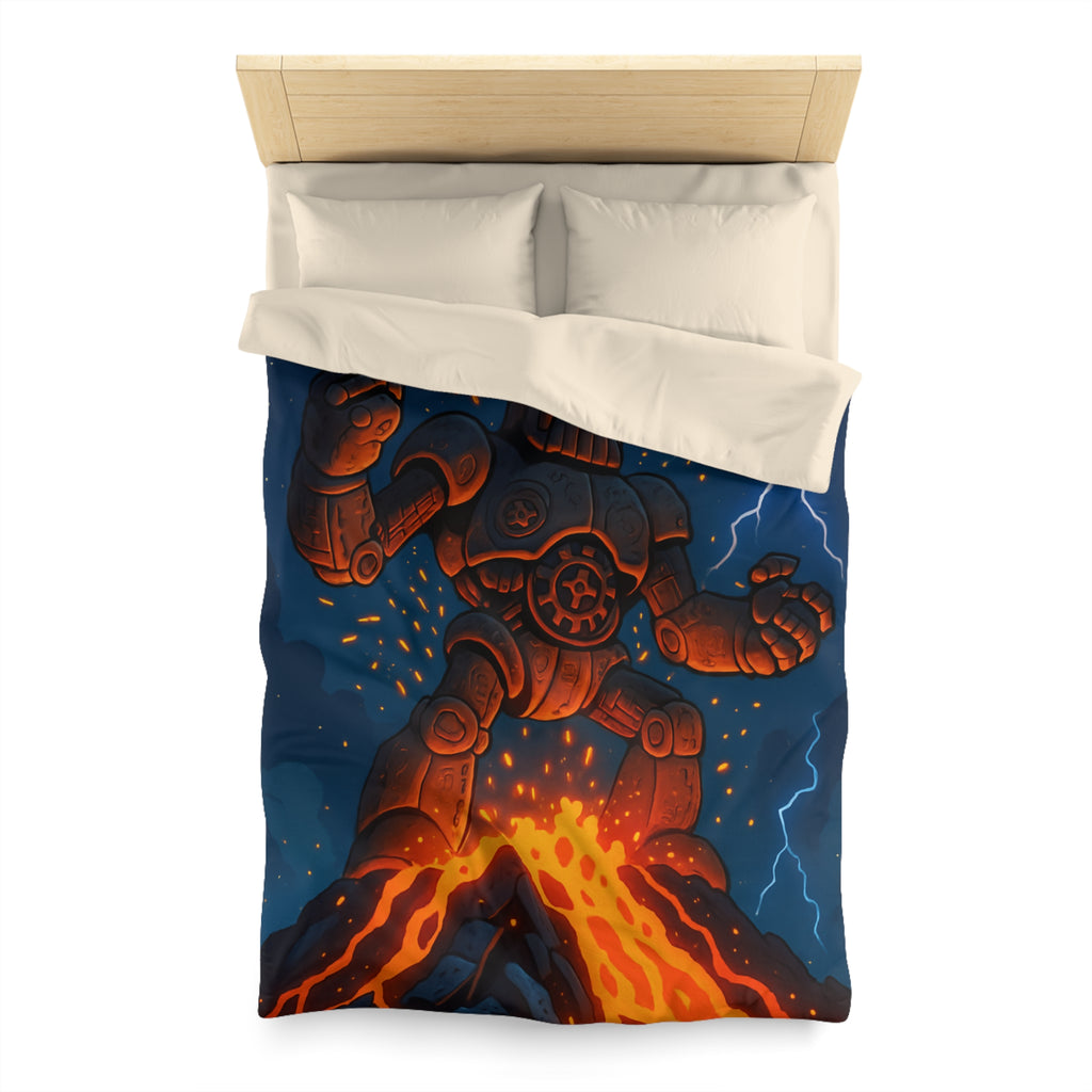 Housse de Couette Microfibre Design Artistique Moderne Décoration Chambre Confort Premium