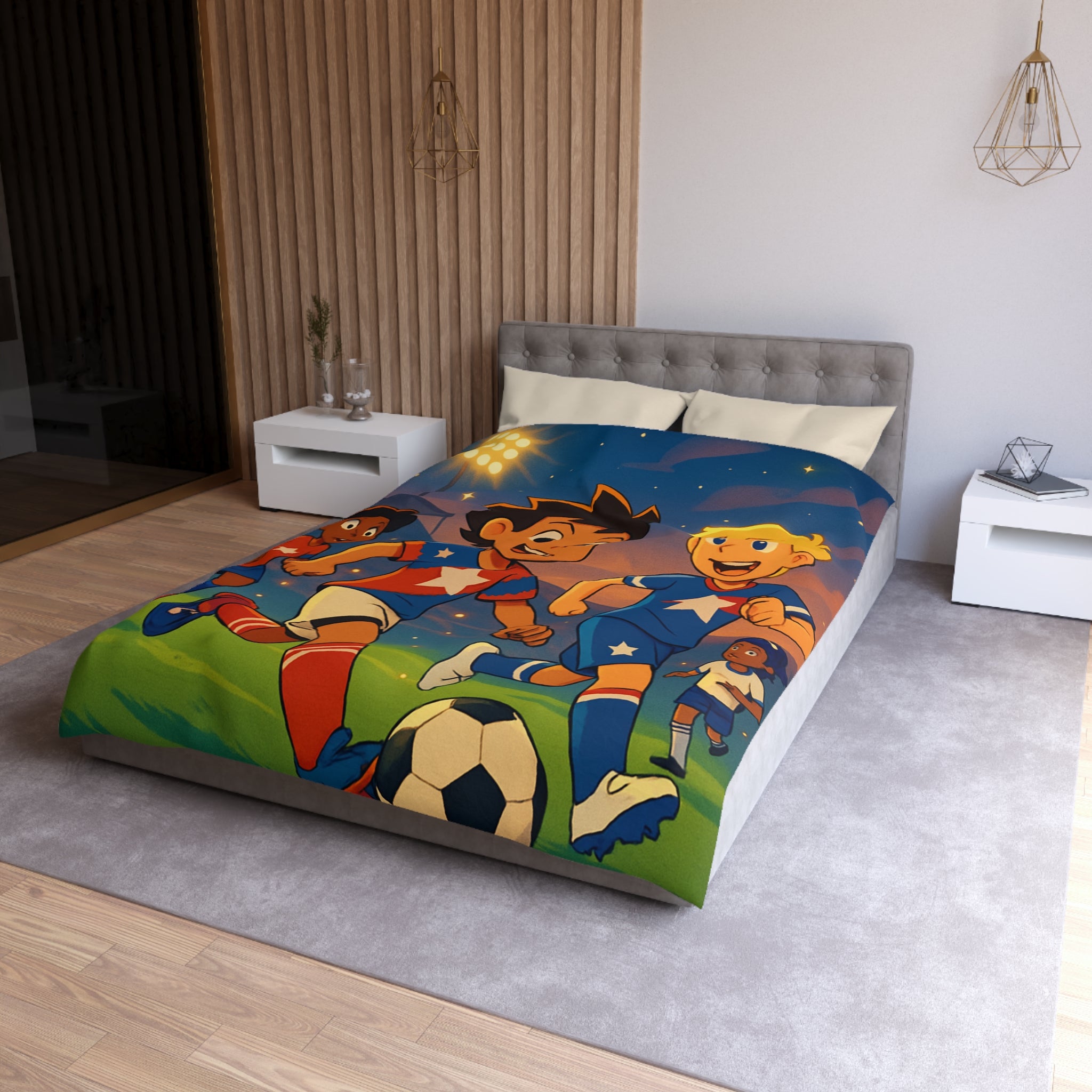 Housse de Couette Microfibre Création Artistique Moderne Design Exclusif Décoration Chambre