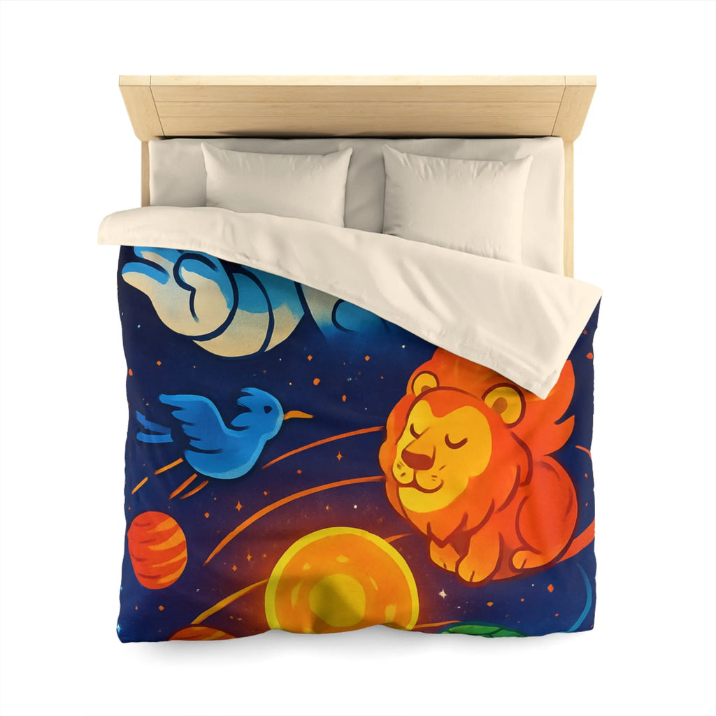 Housse de Couette Microfibre Création Artistique Moderne Design Exclusif Décoration Chambre