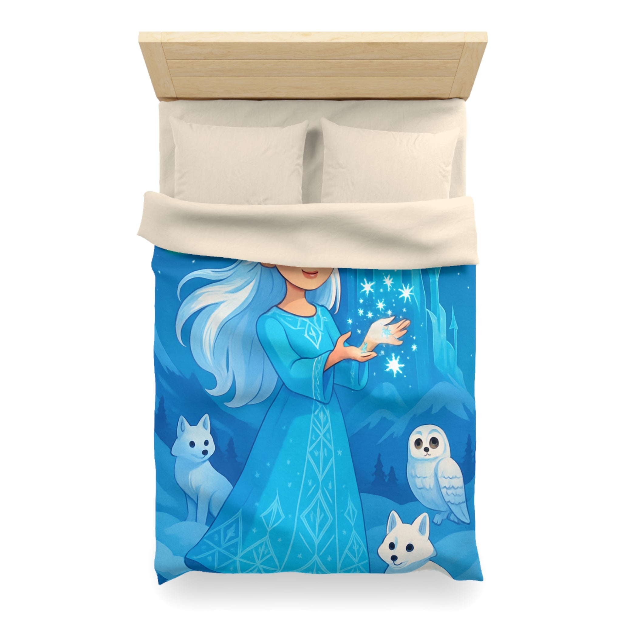 Housse de Couette Microfibre Motif Créatif Original Style Contemporain Chambre Élégante