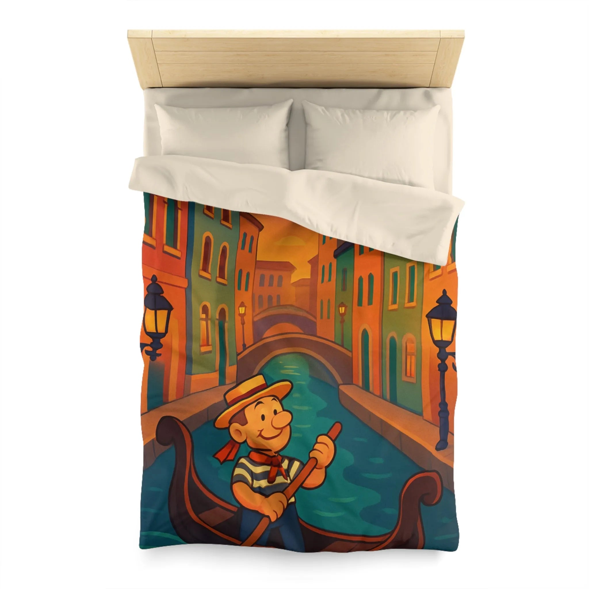 Housse de Couette Microfibre Création Artistique Moderne Design Exclusif Décoration Chambre