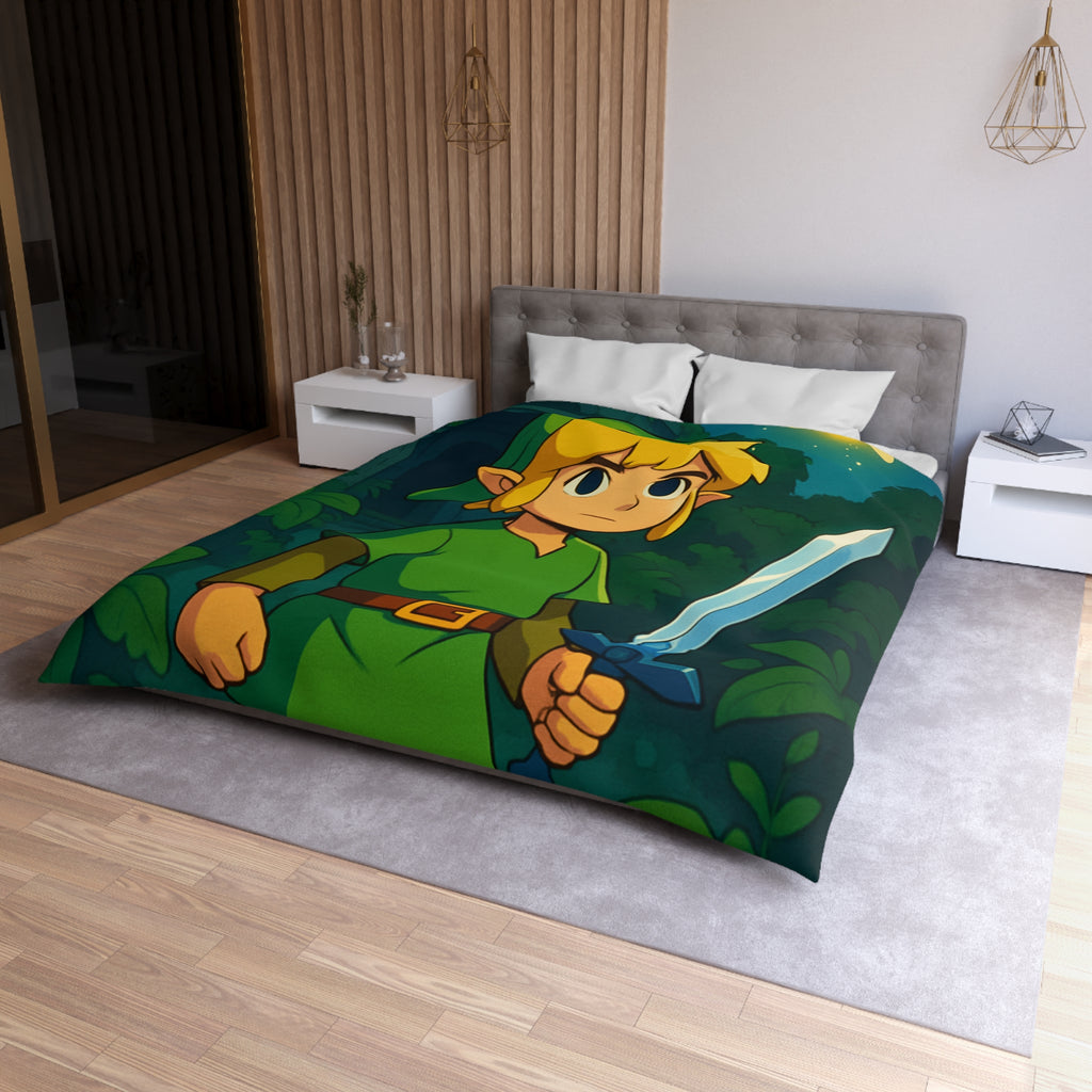 Housse de Couette Microfibre Design Artistique Moderne Décoration Chambre Confort Premium