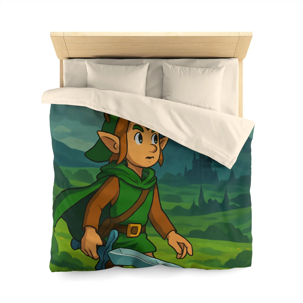 Housse de Couette Microfibre Art Graphique Contemporain Style Décoratif Chambre Tendance