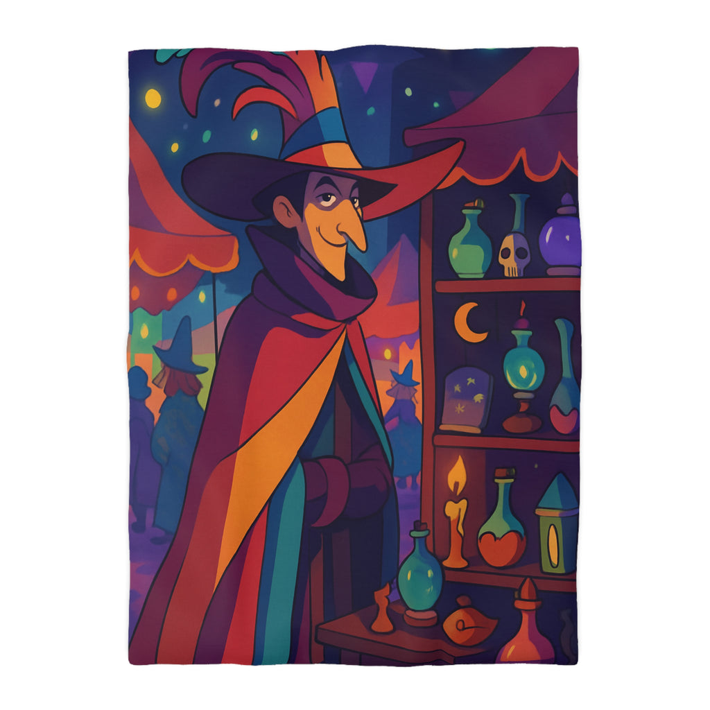 Housse de Couette Microfibre Motif Créatif Original Style Contemporain Chambre Élégante