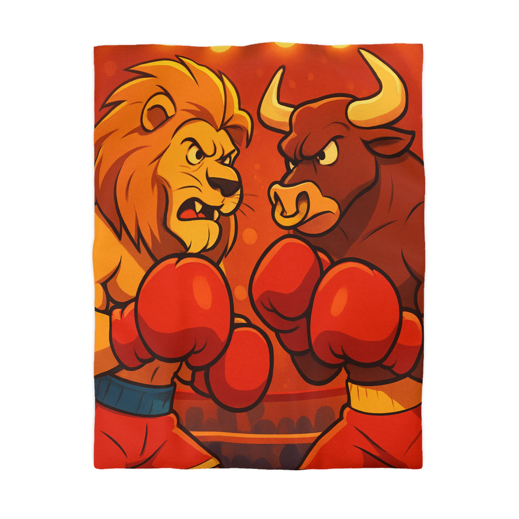 Housse de Couette Microfibre Design Artistique Moderne Décoration Chambre Confort Premium