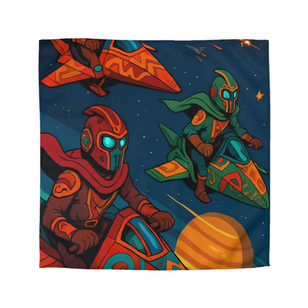 Housse de Couette Microfibre Motif Créatif Original Style Contemporain Chambre Élégante