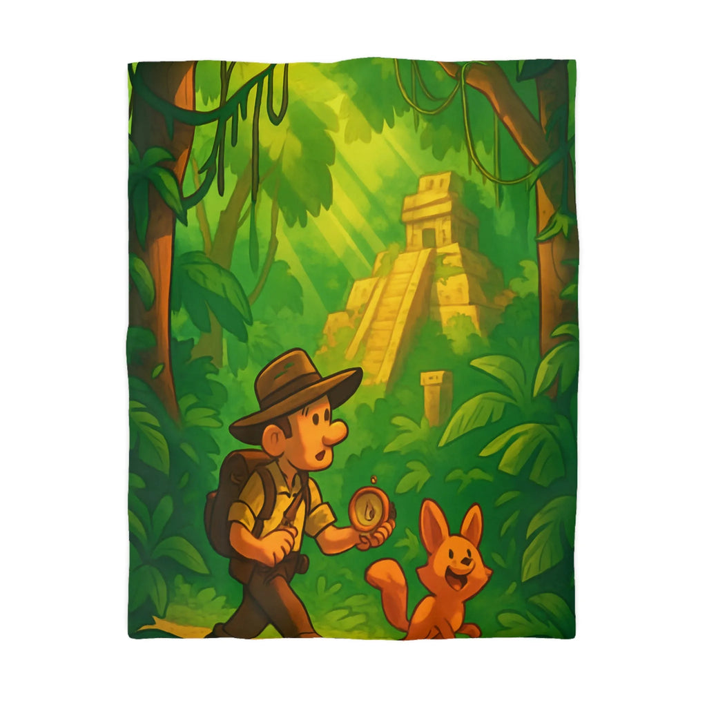 Explorez l'aventure de la jungle avec un explorateur et son fidèle compagnon