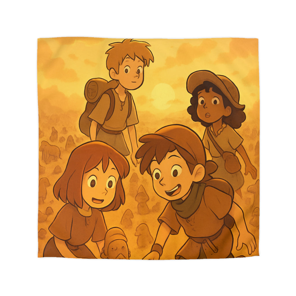 Housse de Couette Microfibre Motif Créatif Original Style Contemporain Chambre Élégante