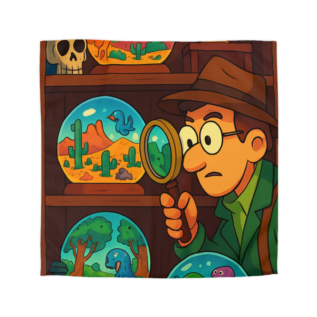 Housse de Couette Thématique Exploration Dinosaure et Océan pour Chambre Enfant Aventure Originale