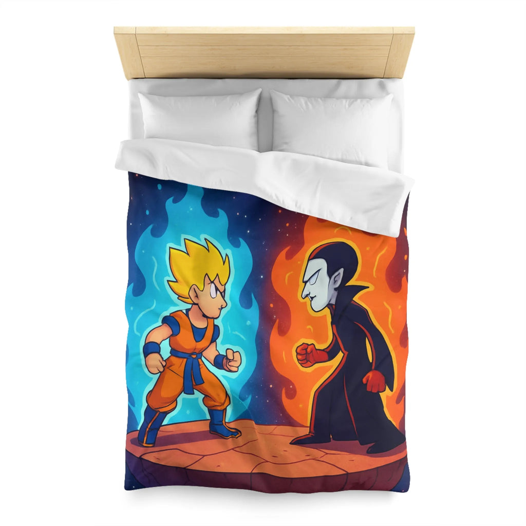 Housse de Couette Microfibre Art Graphique Contemporain Style Décoratif Chambre Tendance