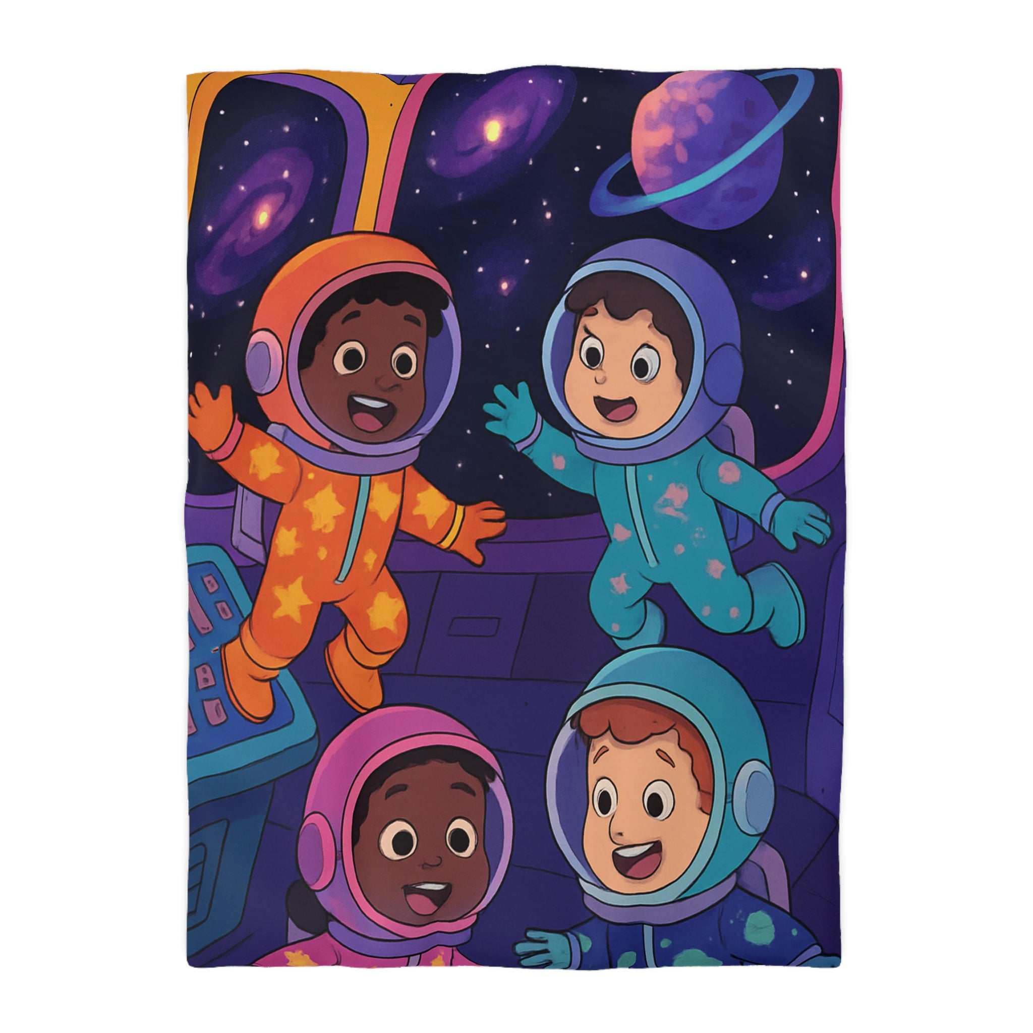 Housse de Couette Microfibre Motif Créatif Original Style Contemporain Chambre Élégante