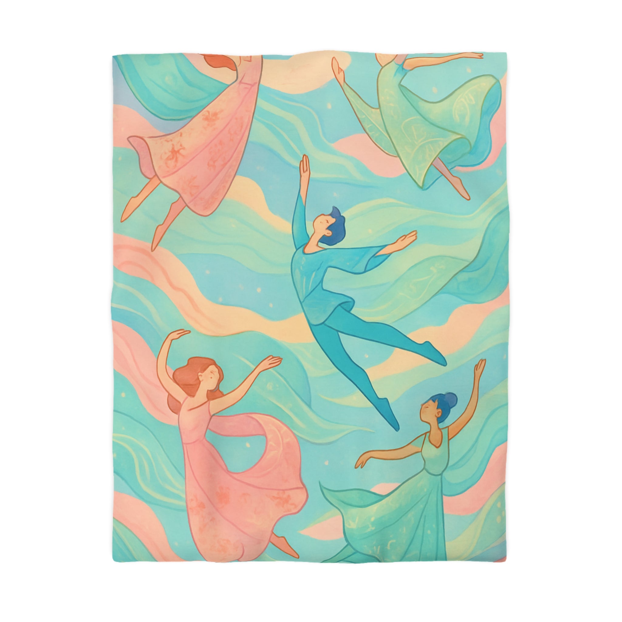 Housse de Couette Microfibre Illustration Unique Design Moderne Décoration Intérieure Raffinée