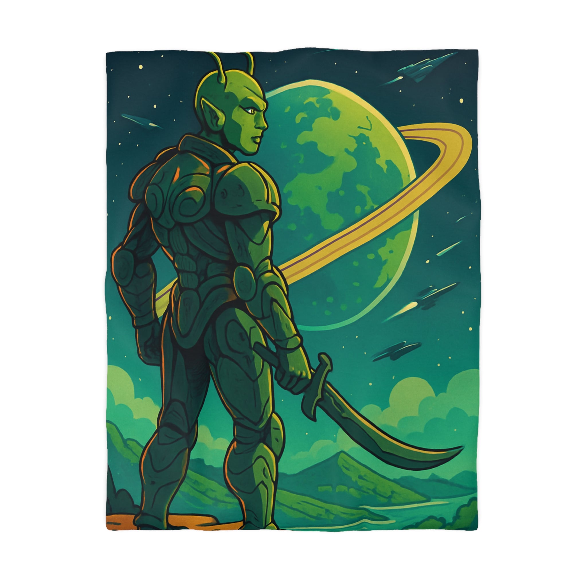 Housse de Couette Microfibre Design Artistique Moderne Décoration Chambre Confort Premium